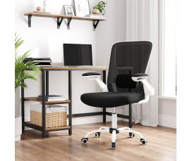 Ergonomisk Kontorsstol med Uppfällbara Armstöd – Svart Nät – enoen.se