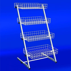 Hyllsystem med 4 korgar