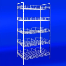 Hyllsystem med 5 korgar 90 cm Hyllsystem med 5 korgar 90 cm