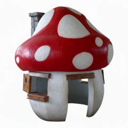 Magisk Svampstuga i Glasfiber | 250x240 cm Magisk Svampstuga i Glasfiber | 250x240 cm