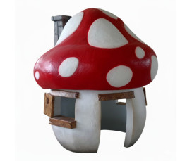 Magisk Svampstuga i Glasfiber | 250x240 cm