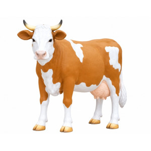 Mjölkbar Ko i Naturlig Storlek 220 cm – "Leni" Simmental (19L Tank) Glasfiber Mjölkbar Ko i Naturlig Storlek 220 cm – "Leni" Simmental (19L Tank) Glasfiber