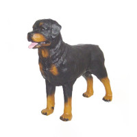 ROTTWEILER I NATURLIG STORLEK 70 CM 