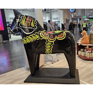 Stor Dalahäst 175 cm Glasfiber