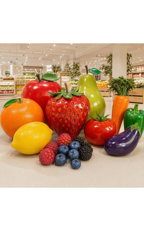 Frukt, Grönsaker & Bär – Reklamfigurer Frukt, Grönsaker & Bär – Reklamfigurer