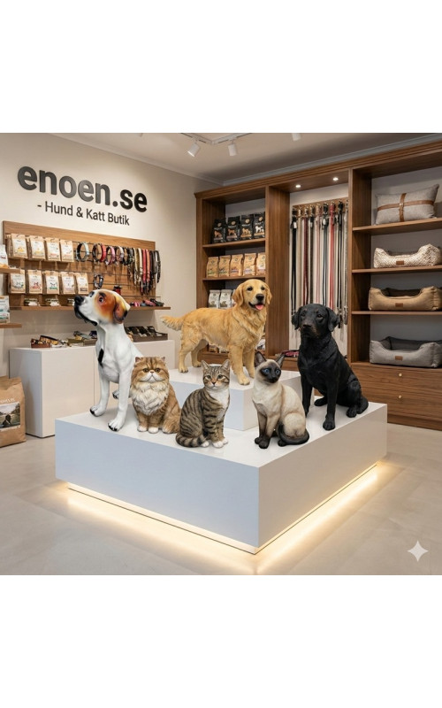 Hund- Kattskulpturer Hund- Kattskulpturer