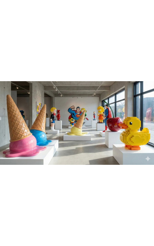 Popskulpturer & Modern Konst