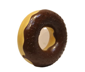 Stor Chokladmunk Figur – 71 cm Stående Konditori-Bageridekoration