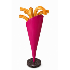 Stor 3D Churros Reklamfigur (140 cm)