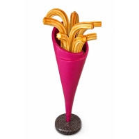 Stor 3D Churros Reklamfigur (140 cm)