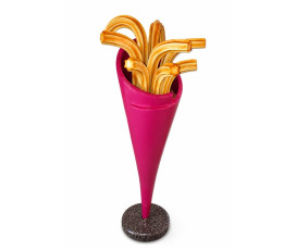 Stor 3D Churros Reklamfigur (140 cm)