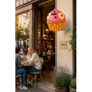 Väggmonterad Muffins / Hängande Cupcake (R-1003) Väggmonterad Muffins / Hängande Cupcake (R-1003)