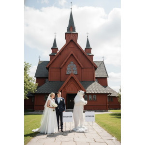 STOR STÅENDE ISBJÖRN I GLASFIBER - 213 CM (SKULPTUR / KONST) STOR STÅENDE ISBJÖRN I GLASFIBER - 213 CM (SKULPTUR / KONST)