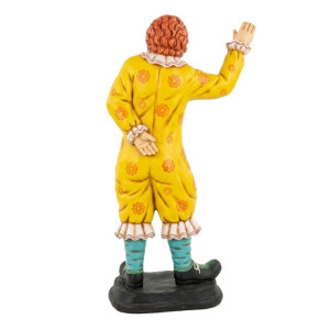 Vinkande 3D Clown i Naturlig Storlek (189 cm) – Glasfiber