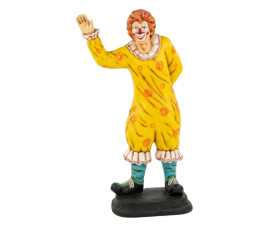 Vinkande 3D Clown i Naturlig Storlek (189 cm) – Glasfiber