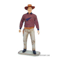 SHERIFF COWBOY 195 CM I NATURLIG STORLEK 