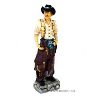 VILDA VÄSTERN SKULPTUR COWBOY 103 CM