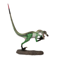 Dinosurie skulptur velociraptor 215 cm 