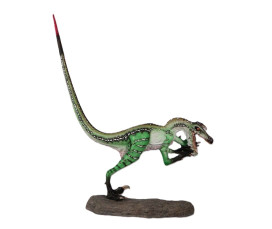 Dinosurie skulptur velociraptor 215 cm 