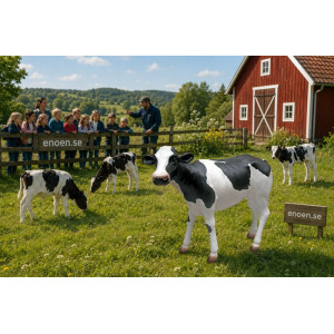 3D Kalv i Naturlig Storlek – Displayfigur (122 cm)