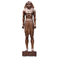 Anubis Väktare XXL | 362 cm Hög Egyptisk Staty i Glasfiber