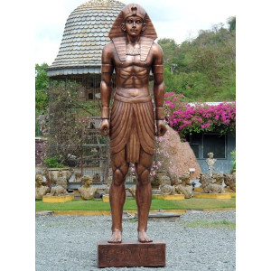 Anubis Väktare XXL | 362 cm Hög Egyptisk Staty i Glasfiber