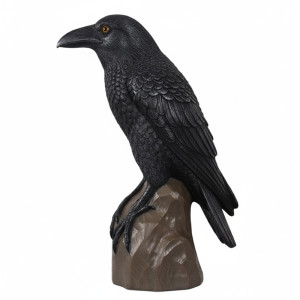 Mystisk Stor Korp Skulptur i Glasfiber 150 cm Mystisk Stor Korp Skulptur i Glasfiber 150 cm