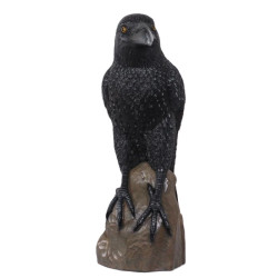 Mystisk Stor Korp Skulptur i Glasfiber 150 cm