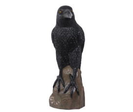 Mystisk Stor Korp Skulptur i Glasfiber 150 cm