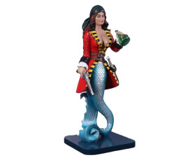 Sassea Sjöjungfru Pirat – Den Ultimata Reklamfiguren i Glasfiber