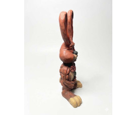 Påskhare dekoration skulptur 150 cm – Förstärkt Glasfiber med UV-skydd