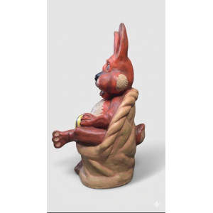 Påskhare XXL Sittande 150 cm – Exklusiv Glasfiberfigur med UV-Skydd