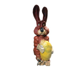 Påskhare Skulptur 120 cm – Väderbeständig Glasfiber
