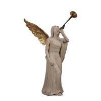 DEKORATIV ÄNGEL MED TRUMPET
