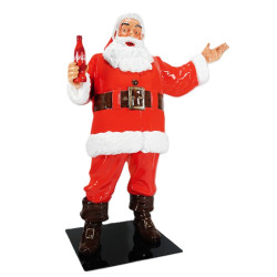 Väderbeständig Coca-Cola Jultomte 180 cm – Reklamdisplay Ute & innemiljö