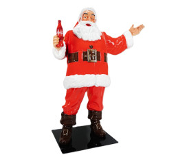 Väderbeständig Coca-Cola Jultomte 180 cm – Reklamdisplay Ute & innemiljö