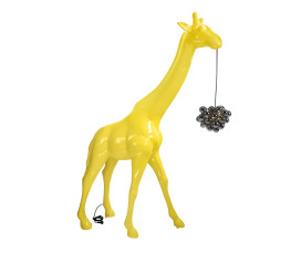 STOR GIRAFF LAMPA 230 CM – GUL VERSION