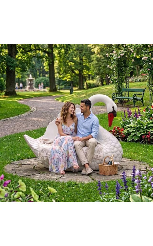 Fåglar i Glasfiber Naturlig Storlekar