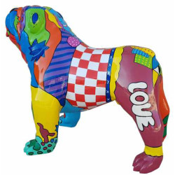 ART DESIGN HUND SKULPTUR