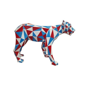 Popkonst Panter / Puma Skulptur 150 cm – Förstärkt Glasfiber för Offentlig Miljö