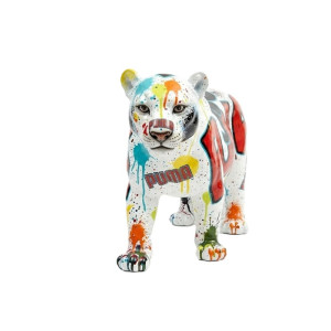 Stor popart Puma skulptur i naturlig storlek – glasfiber