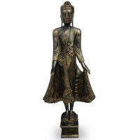 Stående Buddha 175 cm Glasfiber - För Restaurang- Thaimassage & Salong