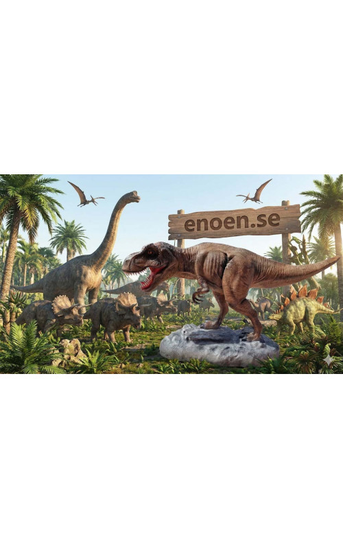 Enorma Dinosaurieskulpturer & Figurer