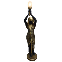 EGYPTISK SKULPTUR DESIGNAD GOLVLAMPA 190 CM