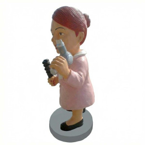 Damfrisör Figur 120 cm – Reklamstaty i Glasfiber för Salong Damfrisör Figur 120 cm – Reklamstaty i Glasfiber för Salong