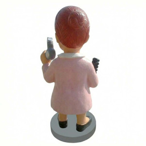 Damfrisör Figur 120 cm – Reklamstaty i Glasfiber för Salong Damfrisör Figur 120 cm – Reklamstaty i Glasfiber för Salong