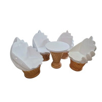 Komplett Inredning Glasscafé: Bord & Stolar i Glassdesign