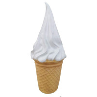 Stor Glassbägare i Glasfiber – 105 cm Reklamglass