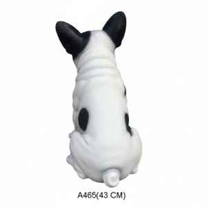 Fransk Bulldog Design 43 cm – Anpassningsbar Skulptur i Glasfiber