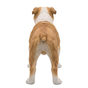 Jätte Bulldog Skulptur i Glasfiber – 180 cm Hög
